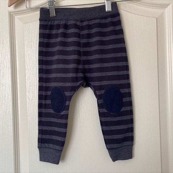 New with tags - ZARA Boys Stripe Knee Patch Pants Sz 18-24 Months - Picture 5 of 8